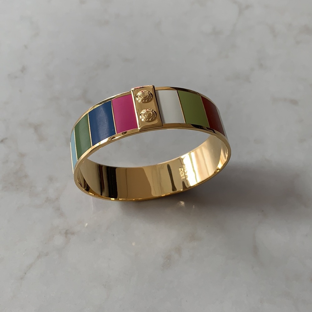 Coach Legacy Enamel Bangle - Picture 5 of 6
